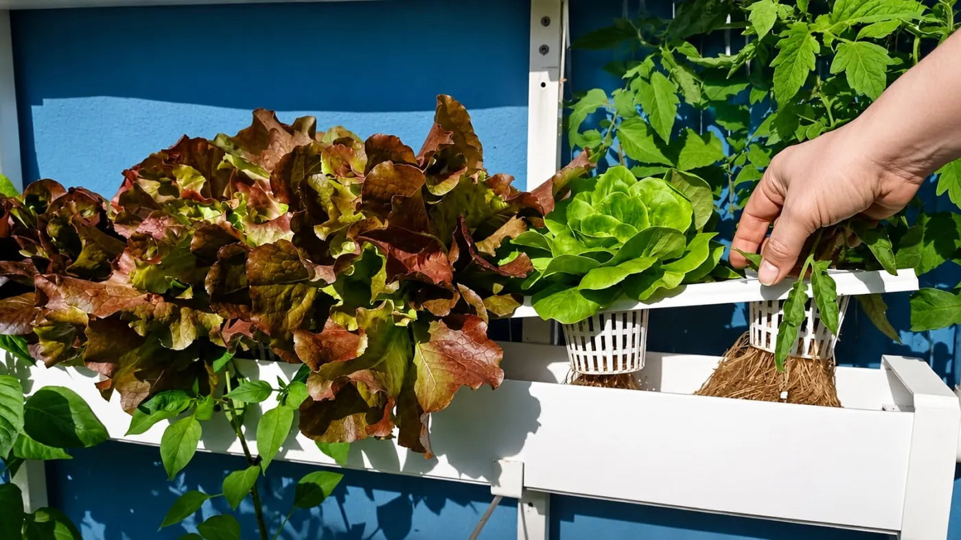 Customer growing with a NatureTech system at home